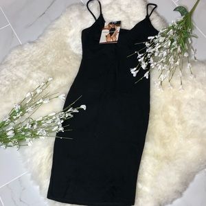 Naked Wardrobe Black Mini Dress (S)
